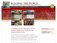 Tablet Screenshot of buildingtheworld.com